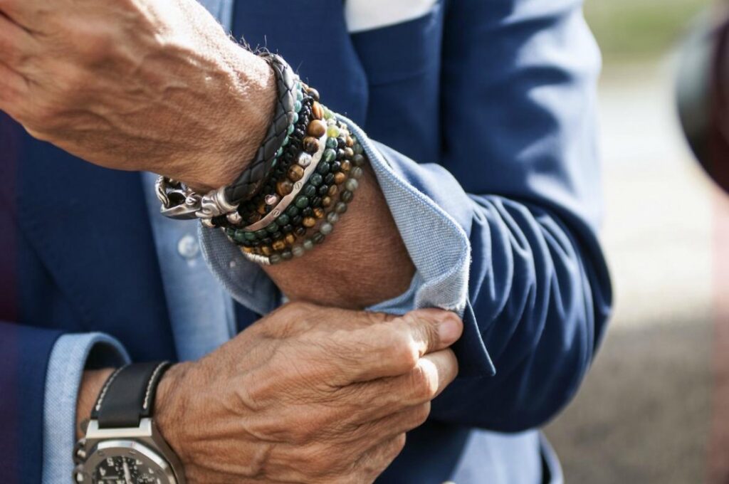 braceletes masculinos